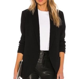 Amanda Uprichard Shawl Collar Blazer, black size S